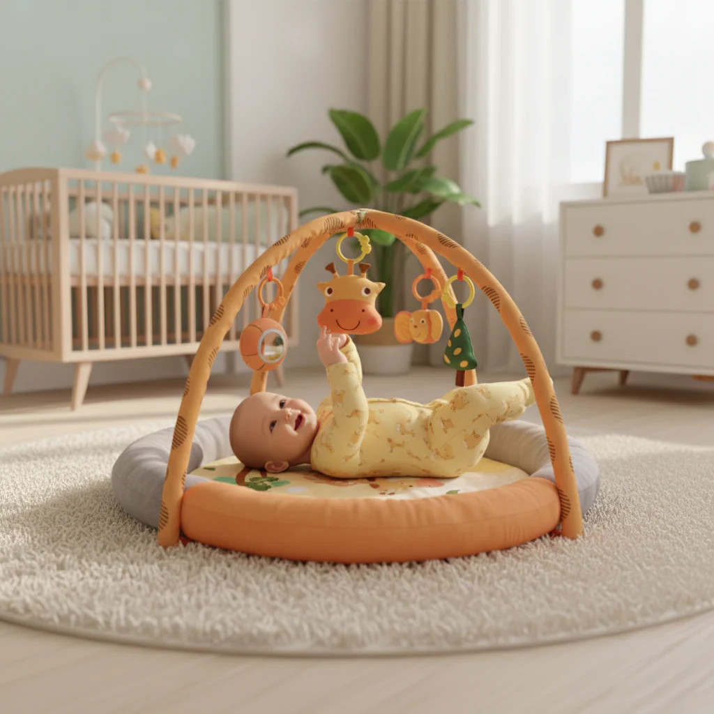 Tapis d'éveil bébé | Girafe épais – Image 3