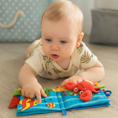 LIVRE BEBE | Crabe océan tissu – Image 5
